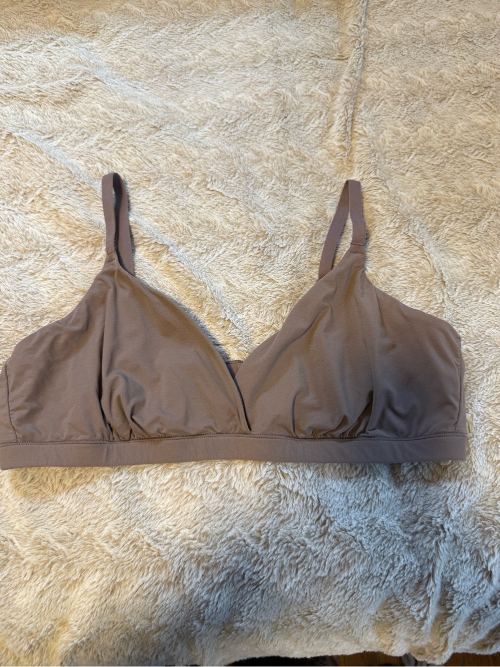 Skims Wireless Soft-Cup Bralette in Taupe - Women Intimates